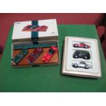 Two Modern Corgi Classic Vehicle Diecast Model Sets, comprising of #97702 The Jaguar Collection, #