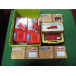 Six Corgi Diecast Model Vehicles, all with a Royal Mail Theme, including #07401 Royal Mail Landrover