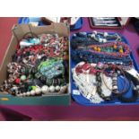 A Mixed Lot of Assorted Costume Bead Necklaces, etc.