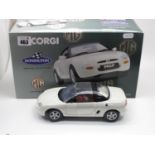 A Corgi 1:18th Scale Diecast Model #95100 MG MGF 'Donnington' Edition, boxed, missing wooden display