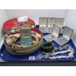 A Mixed Lot of Assorted Costume Jewellery, including brooches, necklaces, imitation pearls,