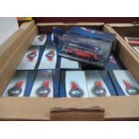 Fifteen Diecast Model Buses, by Atlas Editions all from The Classic Coaches Collection, including JT