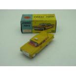 Corgi Toys, No 221 'Chevrolet' New York Taxi Cab, overall good plus, white wall tyre additions