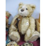 Charlie Bears 'Conrad' approximately 73cm high, bearing signature to label.