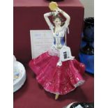 Royal Worcester Figurine 'Gypsy Princess', limited edition No 165/7500 with certificate.