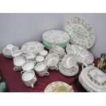 Minton Haddon Hall Dinner Ware, approximately fifty six pieces, first quality, including tureen,