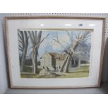 •JOHN R. DAVIES (1899-1985) *ARR, North Mill, Midhurst Sussex, watercolour, signed lower left, bears