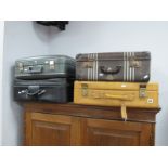 Rev Robe, Crown, Danish and Other Suitcase. (4)