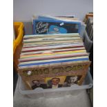 Crooners and Swing, approximately eighty LP's from all the big names, Bing Crosby, Frank Sinatra,