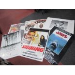 Posters - 'Reservoir Dogs' 83 x 57.5cm x 2, 'The Blair Witch Project' FP0610., 'Shining', 'Jaws',