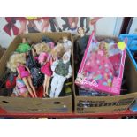 Barbie, Action Man, Star Wars and Other Plastic Toys:- Two Boxes