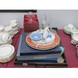 Wakefield Glass & Ceramic Memorabilia, including decanter, goblets, Coalport, Wedgwood, Worcester