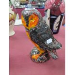 Anita Harris Figure 'Owl', gold signed, 18cm high.