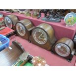 Tempora, Enfield, Bentima and One Other Mantel clocks. (4)