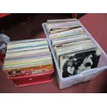 Over 180 LP's, in clean condition covering a variety of genres:- Two Boxes
