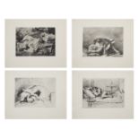 A GROUP OF 36 EROTIC HELIOGRAVURES BY MIHALY VON ZICHY (HUNGARIAN 1827-1906) FROM 'LIEBE' PORTFOLIO