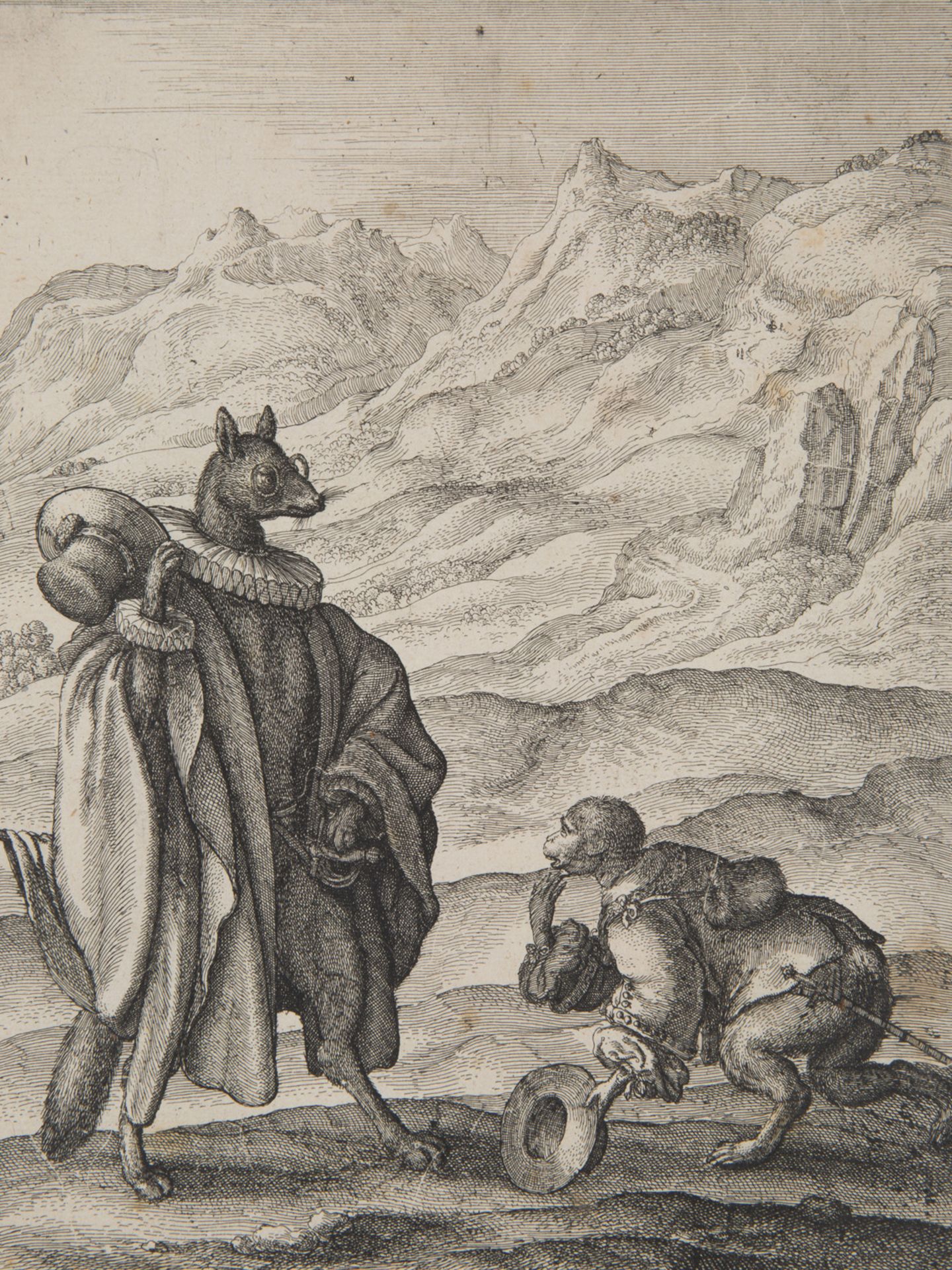 A SET OF TEN ETCHINGS FROM AESOP BY W. H. VON PRACHNA (CZECH 1607-1677), 1668 - Bild 3 aus 11