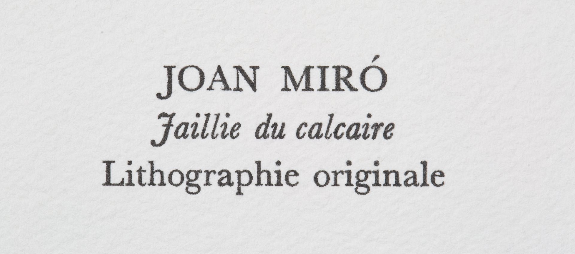 JOAN MIRO (SPANISH 1893-1983) - Bild 2 aus 2
