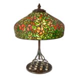 A MODERN TIFFANY STUDIOS STYLE 'AZALEA' LAMP