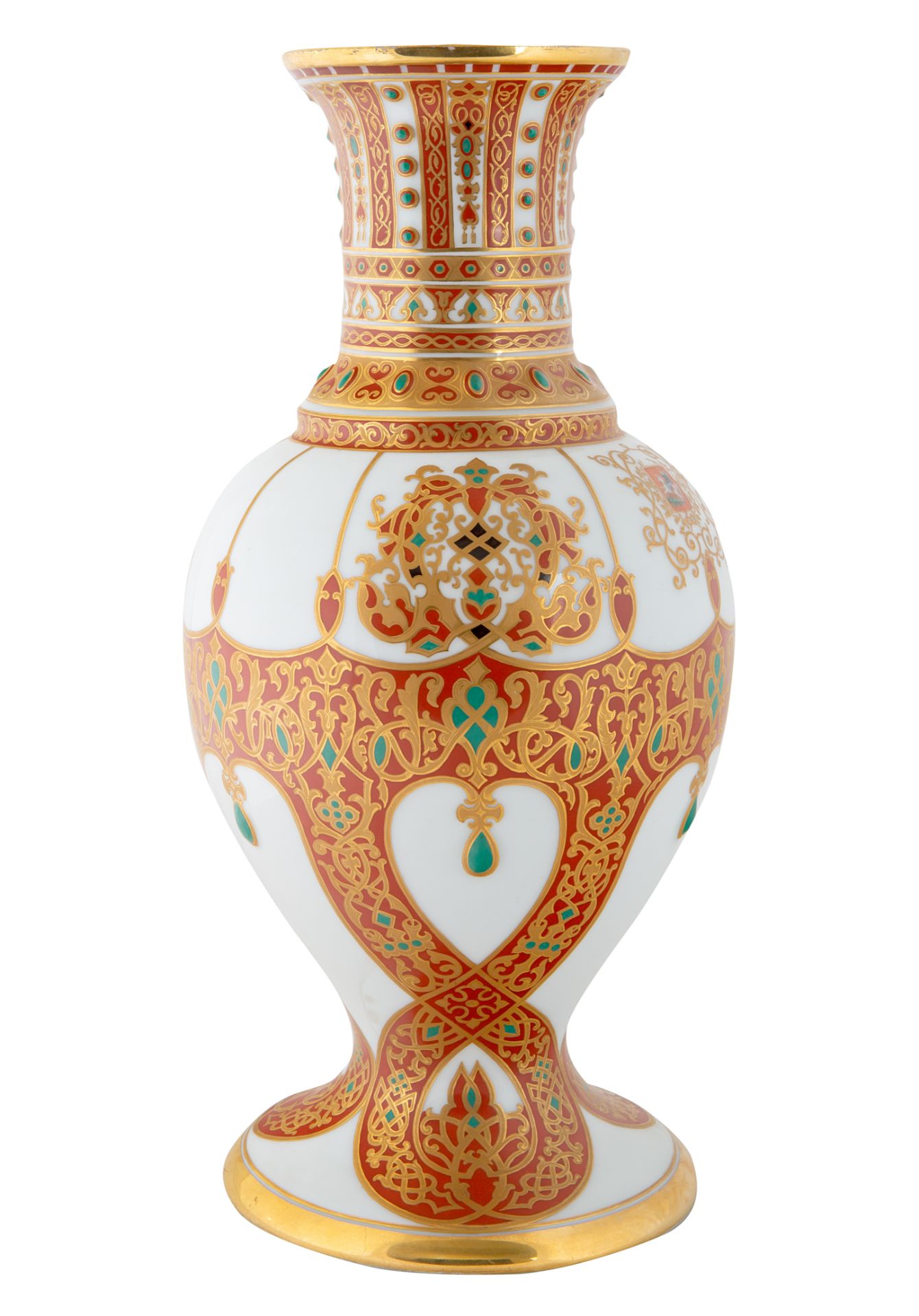A RUSSIAN PORCELAIN VASE WITH MOSCOW BLAZON, IMPERIAL PORCELAIN FACTORY, ST. PETERSBURG, PERIOD OF N - Bild 2 aus 4