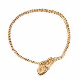 GOLD PLATED DRAGON CHOKER