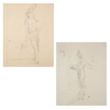 A PAIR OF DRAWINGS BY KARL SPRINGCHORN (AMERICAN 1887-1971)