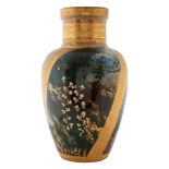 A MONUMENTAL AMERICAN EARTHENWARE VASE BY MARIA LONGWORTH NICHOLS FOR ROOKWOOD, CINCINNATI, 1882