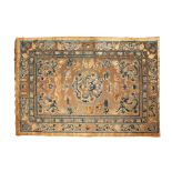 A 19TH CENTURY CHINESE DRAGON RUG