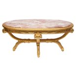 FRENCH EMPIRE LOW TABLE, 19TH CENTURY