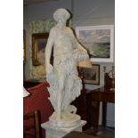 SET OF FOUR LARGE ITALIANATE STONE SCULPTURES