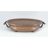 19TH-CENTURY COPPER WARMING PLATE