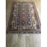 NORTH EAST PERSIAN FLAT WEAVE 20TH-CENTURY RUG
