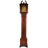 EDWARDIAN PERIOD MAHOGANY LONG CASED CLOCK