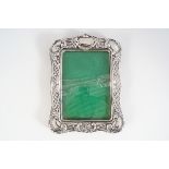 ORNATE EDWARDIAN SILVER PHOTO FRAME