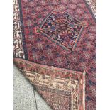 ANTIQUE WEST PERSIAN SENNEH RUG