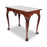 IRISH 18TH-CENTURY MAHOGANY SIDE TABLE