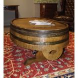 LARGE 19-CENTURY APPLE BATH COFFEE TABLE