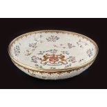 LARGE 19TH-CENTURY SAMSON ARMORIAL BOWL