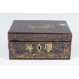LATE 19TH-CENTURY CHINESE LACQUERED BOX