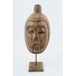 EARLY AFRICAN CARVED CEREMONIAL MASK