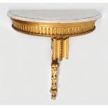 PAIR OF 19TH-CENTURY GILTWOOD CONSOLE TABLES