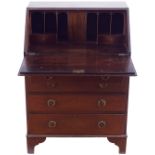 EDWARDIAN PERIOD MAHOGANY WRITING BUREAU