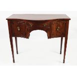 GEORGE III PERIOD MAHOGANY HEPPLEWHITE SIDEBOARD