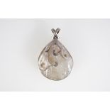 DESIGNER SILVER AND MOTHER O'PEARL PENDANT