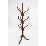 REGENCY MAHOGANY HAT & COAT STAND