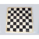 19TH-CENTURY SPECIMEN MARBLE CHESS BOARD