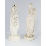 PAIR OF 19TH-CENTURY PARIAN FIGURES