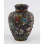 19TH-CENTURY CHINESE CLOISONNÉ ENAMELLED CADDY