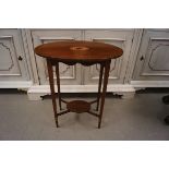 EDWARDIAN MAHOGANY OCCASIONAL TABLE