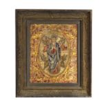 FRAMED RENAISSANCE ECCLESIASTICAL EMBROIDERIES